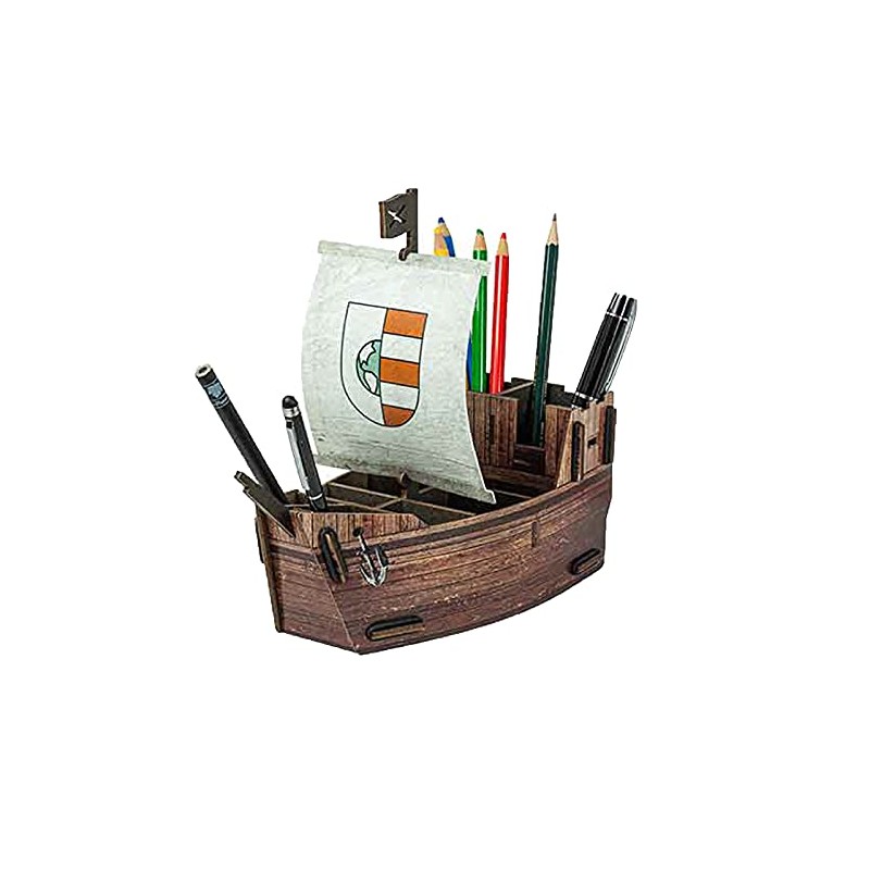Werkhaus Pen Box Sailing Ship Kogge Ship