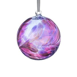 Angel Orb – Archangel Jeremiel with Amethyst | Handcrafted Glass Keepsake | Spiritual Gift for Healing, Guidance & Protection | Unique Home Decor for Special Occasions | Gift Idea for Loved Ones