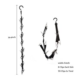 BetterJonny Pack of 2 Cap Rack, Baseball Caps Holder, Adjustable Door Caps, Frame Caps Holder, Baseball Caps Organiser, Cupboard, Hanging Caps Organiser, Hanging Caps Holder for Home and Travel