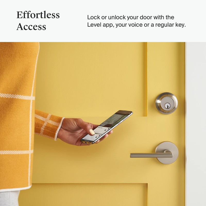 Level Lock Smart Lock - Previous Model - Satin Nickel