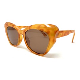 VENICE EYEWEAR OCCHIALI Premium Damen Sonnenbrille Polarisiert Mode-Design mit 100% UV400 Schutz (355 Honey)