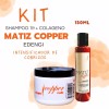 Edengi Kit 150ml Sh Copper + Trat Copper Edengi Cobrizos