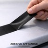 NIPA IT Nastro Americano Telato Nero, 50mm x 25 metri,