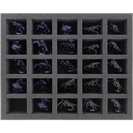 Feldherr FS050A013 Foam Insert Compatible with Tyranids - 25 Compartments