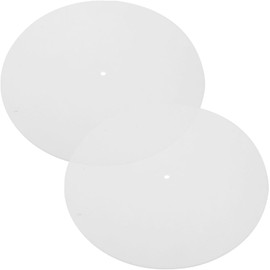 Record Player Felt Mats，Record Player Mat, 12in Anti-Slip & Anti-Static Felt Record Pad Turntable Slipmat Wool Turntable Platter Mat Vinyl Record Player Protective Mat for Home Record Players (white)