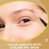 100 Piezas Microcepillo para Cejas Negro, Pp Pa612 y Acero
