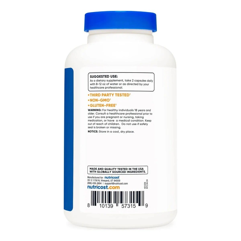 Nutricost Panax Gins 240 Capsulas Sfn Sin Sabor