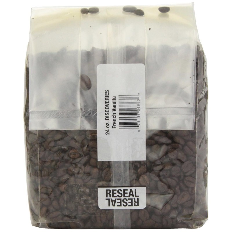 First Colony Whole Bean 100% Arabica Coffee, French Vanilla Flavored,