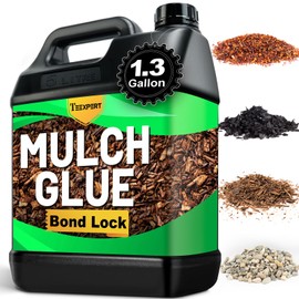 Mulch Glue for Landscaping 166OZ, Rock Glue Pea Gravel Resin Binder Outdoor, Bond Lock Rubber Mulch Anchor Lock Stabilizer Safe for Cypress, Lawn, Garden, Landscape Edging