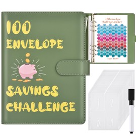 100 Envelopes Money Saving Challenge, Money Saving Binder, Savings Challenges Book With Envelopes, Cash Envelope Budget Binder Savings Book, 100 Day Savings $5050 Challenge Binder