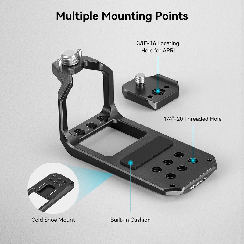 SMALLRIG FX3 XLR Grip Plate Handle Top Plate for Sony