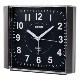 Casio TQ-482-1JF Alarm Clock Black Analog Standard Snooze Light