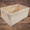Wooden Open Crate Box 25 x 16 x 11 cm