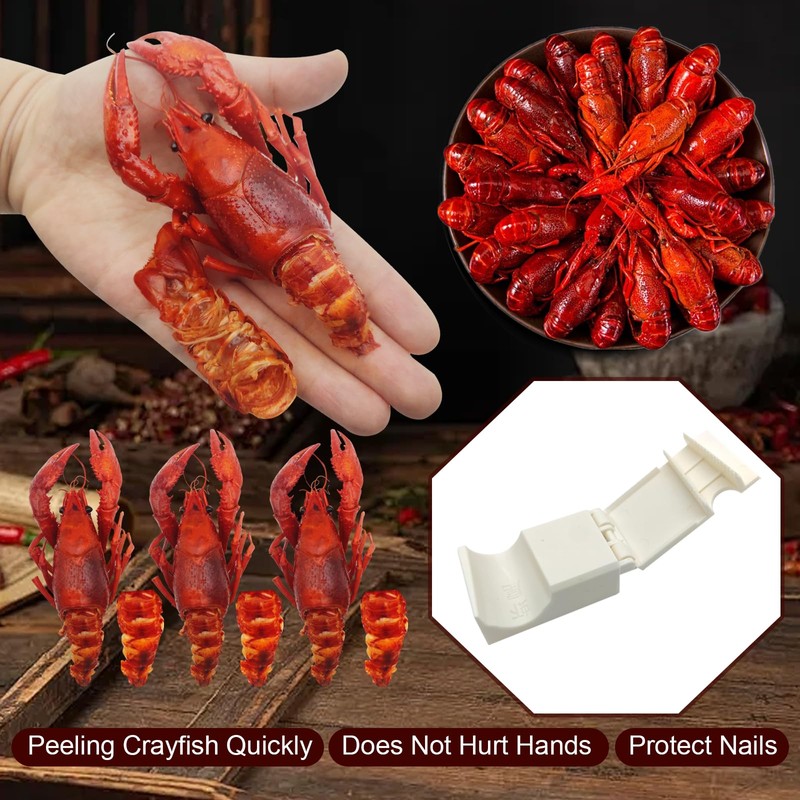 ASENAME 2024 New 6PCS Crawfish Peeler, Crawfish Shucker, Crawfish Tail