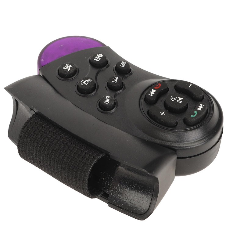 Powerful 2-DIN Car Steering Wheel Remote Control, 8 m Range,