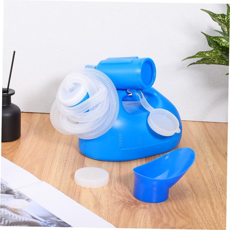 Gatuida Sturdy Women's Urinal Bottle Reusable Portable Pee Container Threaded