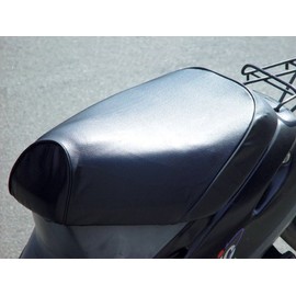国産品 厚手合皮素材！ VINO(2サイクルビーノ)専用設計シートカバー ブラック 取り付け簡単 被せるだけの口ゴム式 SA10J（5AU）黒