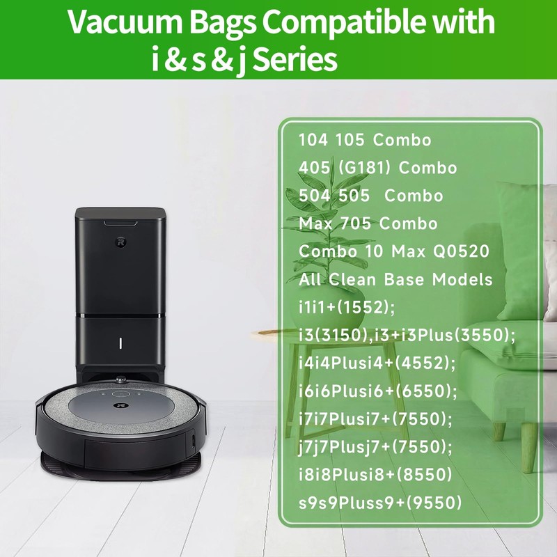 VBN 26 Pack Replacement Roomba Vacuum Bags, Compatible with iRobot