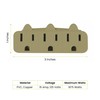 GoGreen Power (GG-13000TT) 3-Outlet Tri-Tap Adapter, 3-Outlet Wall Tap Adapter,