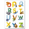 Wandkings Animal ABC English Alphabet Wall Sticker Set, 26 Stickers,