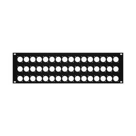 Elite Core RP3U-48D Rack Panel with 48 D-Series Punch-Outs, 3U
