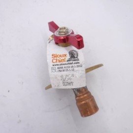 Sioux Chief 117S2 Sillcock, 3/4" MHT(Male Hose) x 1/2" Sweat, Quarter Turn Valve