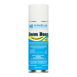 Kinzua Environmental Germ Boss Strong Odor Eliminator, Fast-Acting Cleaning & Deodorizing Fogger, Mold Bomb Fogger for Smell Control with Fresh Scent, Covers Up to 1,000 cu ft, 6 oz