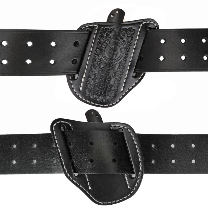 Tourbon Leather Pocket Folding Knife Sheath for Belt EDC Men