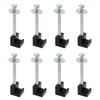 ECSiNG 8 Sets of Truck Tool Box Mounting J-hooks Kits
