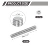 sourcing map 1/4"-20 Fully All Threaded Rod, 10 Pcs 304
