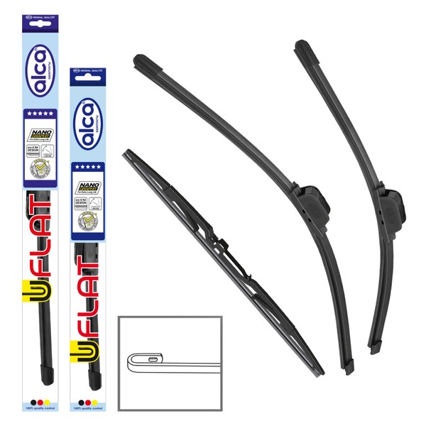 alca® Windscreen Wiper Set with Rear Wiper Suitable for Toyota