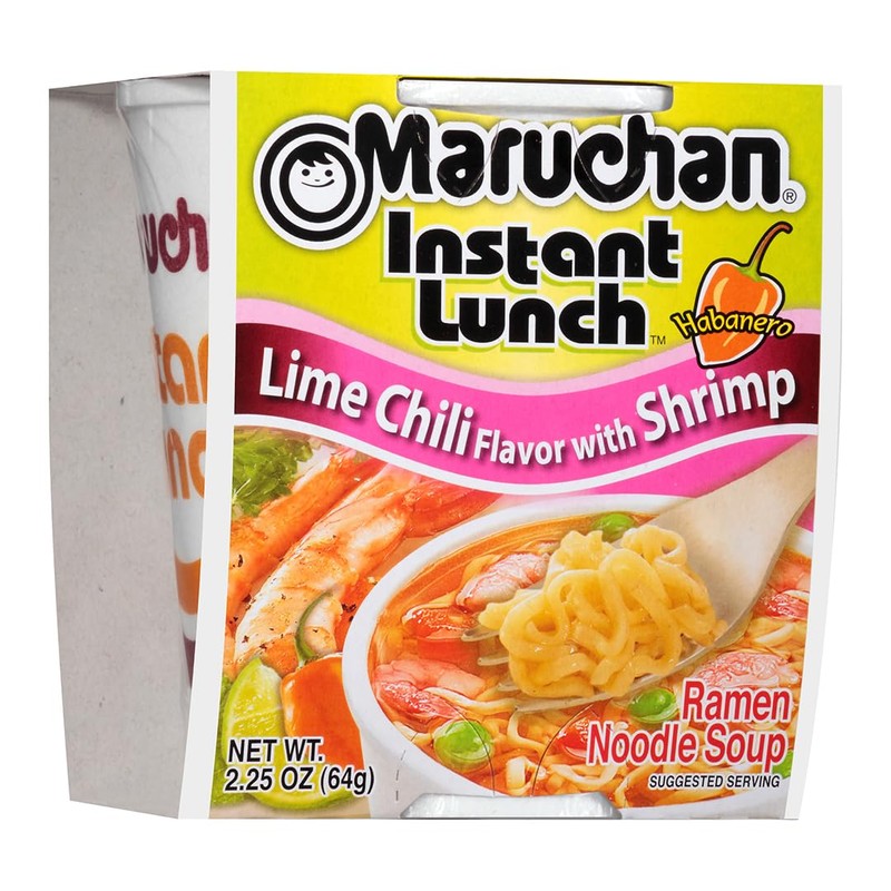 Maruchan Instant Lunch Lime Chili Flavor with Shrimp, 2.25 Oz,