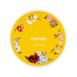 Enrip Eye & Lip Non-irritating Highly Concentrated Moisture Under Eyes Moist Eye Care Gold Snail Eye Patch 60 sheets 1 / 아이앤립 무자극 눈밑 고농축 수분 촉촉한 아이케어 골드 스네일 아이패치 60매 1개