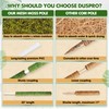 DUSPRO 10Pcs 22'' Green Stackable Mesh Moss Pole for Plants
