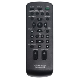 VINABTY RM-AMU137 Remote Control Replacement Suitable for Sony Home Audio Stereo System CMT-FX300i CMT-HX35R CMT-HX50BTR CMT-HX70BTR CMT-LX50WMR CMT-MX500I CMT-MX550I FST-GTK11iP CMT-LX40i