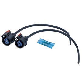 2Pcs Starter Pigtail Connector Harness Plug for 2014-2018 Chevy Silverado 1500 & GMC Sierra 1500 (4.3L V6, 5.3L/6.2L V8) - Replaces PT2974, 19300471, H7155 - Electrical Connector Replacement