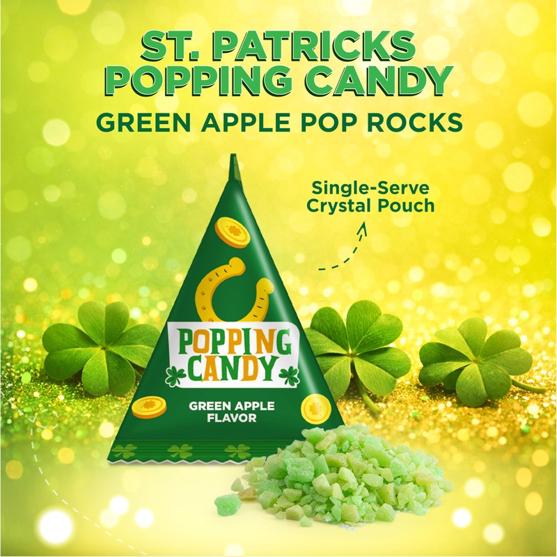 St Patrick's Day Candy - 40 Mini Packs - Popping