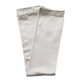 Kinuya UV Silk Fit Arm Cover for Women, 18.1 - 19.7 inches (46 - 50 cm), SO5224 UV Silk Arm Cover, Long Finger Cut, Silver