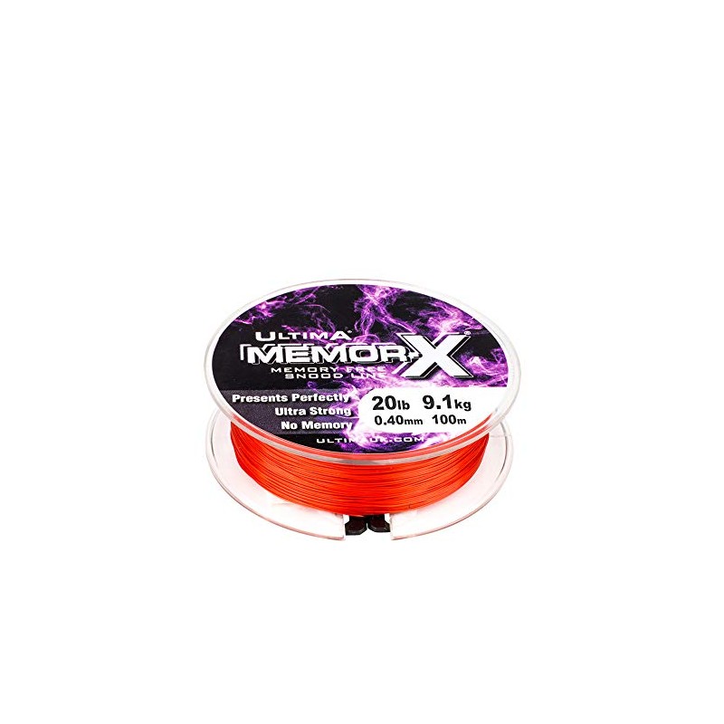 Ultima MemorX Sea Fishing Line - Fluo Red, 20
