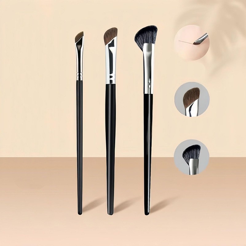 TEONEI Nose Contour Brush Half Fan-Shape Nose Shadow Brush Angled