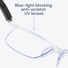 Gaoye Reading glasses Black Arms/Transparent 1.5