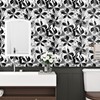 Yullpaper Yullpaper Black Floral Wallpaper Peel and Stick Black Wallpapers