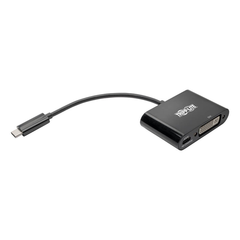 Tripp Lite USB C to DVI Adapter Converter w/PD Charging