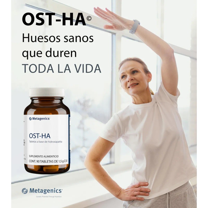 Metagenics Ost-ha Suplemento Hidroxiapatita Microcristalina
