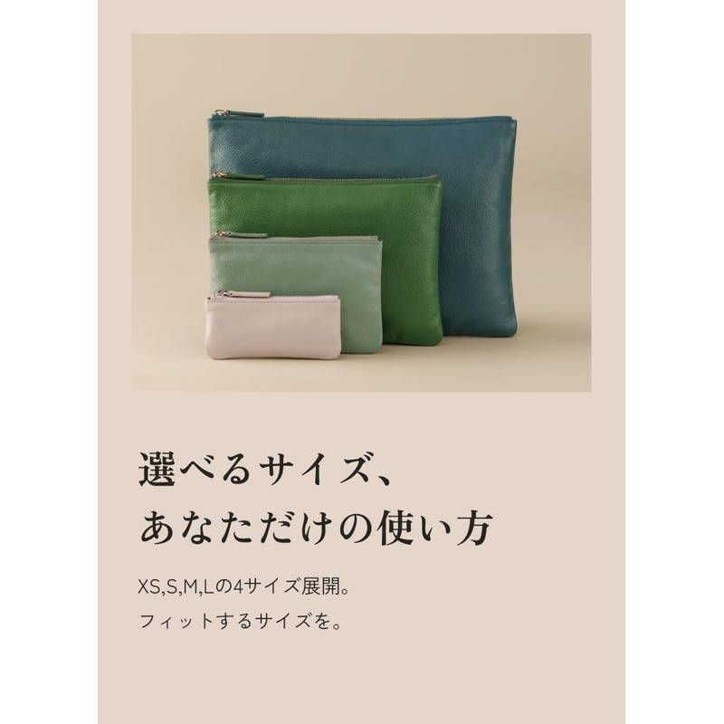 Business Leather Factory Pouch (XS), Genuine Leather, Small Pouch, Mini