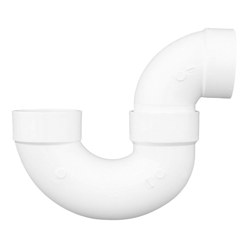 CHARLOTTE PIPE 3 DWV P-Trap with Solvent Weld Joint DWV
