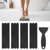 M METERXITY 12 PCS Anti Slip Shower Stickers Black Bathtub