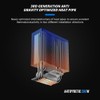 TZMRIT AF400S DGT ARGB CPU Cooler with Temperature Display for