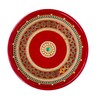 Aditri Creation Handcrafted Pooja Thali Plate Engagement Plate Decorative Steel