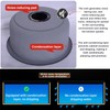 Black Round RV Sink 13 Inch Undermount Kitchen Single Bowl